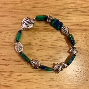 Beaded nautical bracelet